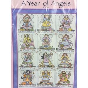A Year Of Angels Joan Elliott Cross Stitch Pattern Chart